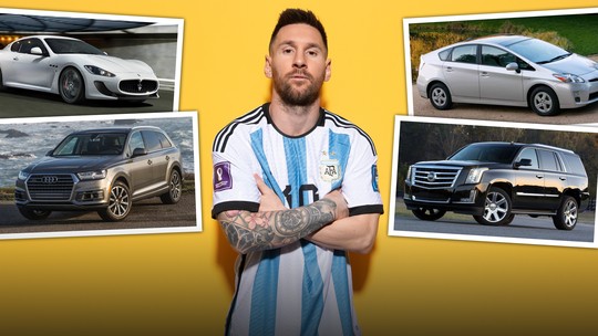 Messi curte SUVs de luxo, mas já teve Toyota Prius e cupê esportivo da Maserati