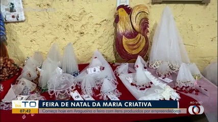 Feira de Natal da Maria Criativa começa nesta quinta-feira em Araguaína