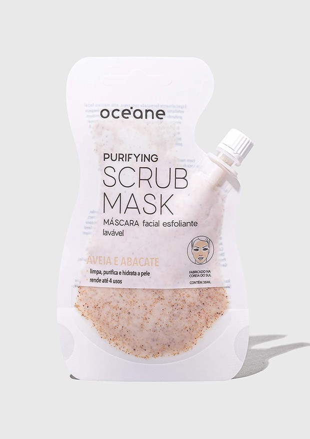 Máscara Facial Esfoliante, Purifying Scrub Mask, Océane (Foto: Reprodução/ Amazon)