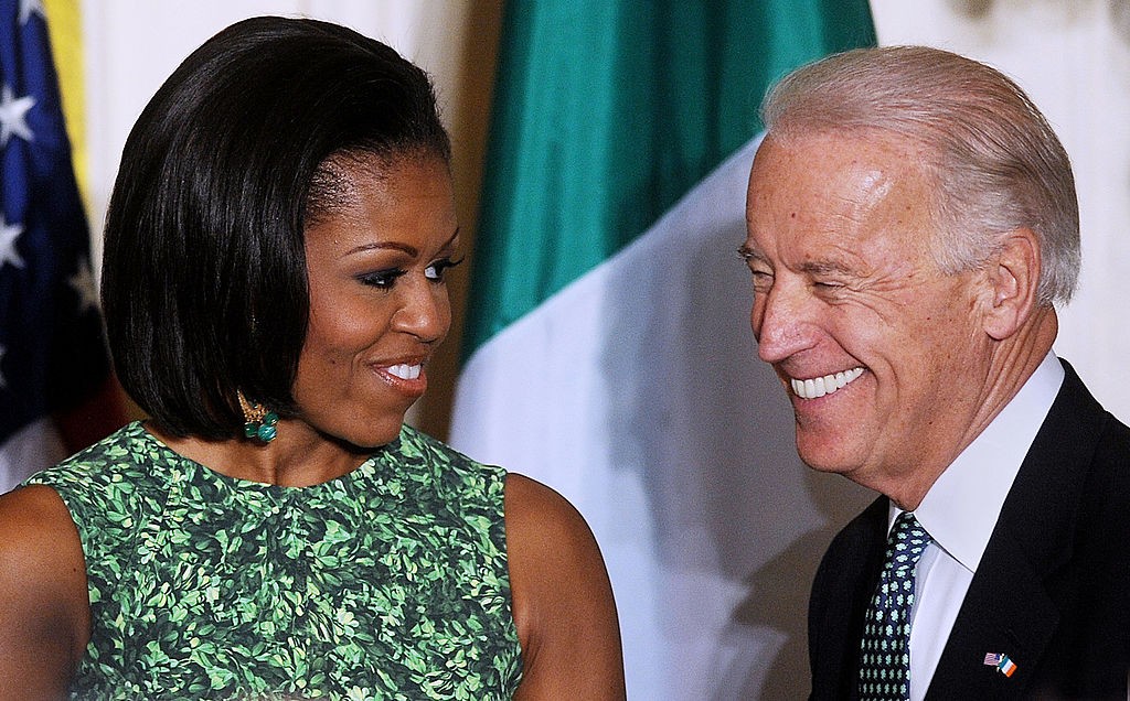Michelle Obama e Joe Biden (Foto: Getty Images)