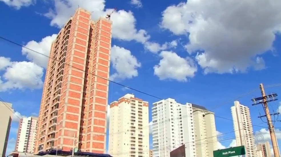 Em Rio Preto, tendência que deve acontecer é uma expansão de imóveis verticais — Foto: Reprodução/TV TEM