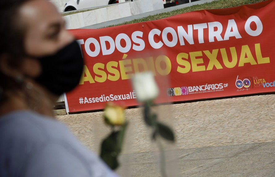 Protesto contra assédio sexual