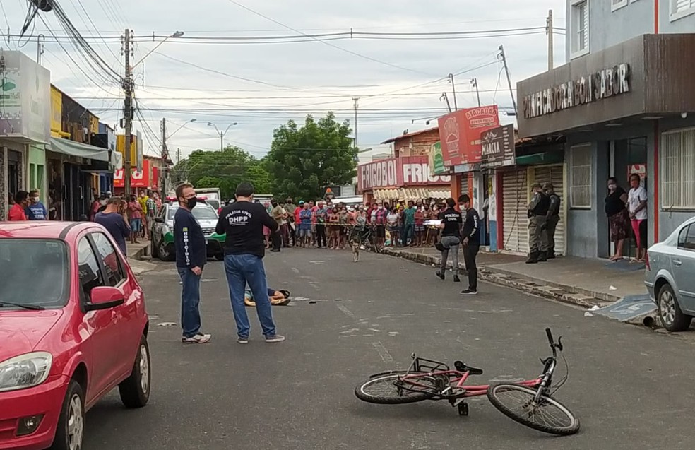 Jovem de 21 anos é morto ao tentar fugir de assalto na Zona Sudeste de Teresina e deixa filha de 10 meses  — Foto: Andrê Nascimento/g1