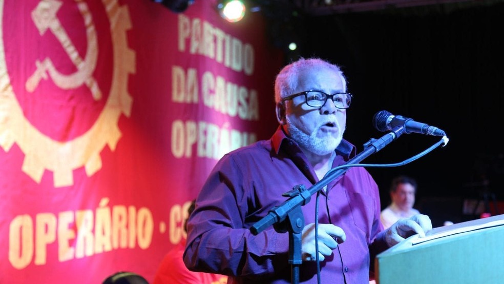 Antonio Carlos Silva, candidato do Partido da Causa Operária (PCO) à Prefeitura de São Paulo — Foto: PCO/Divulgação