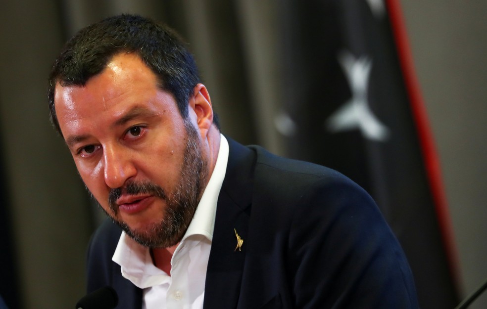 Matteo Salvini, ministro do Interior da Itália, em imagem de arquivo (Foto: Tony Gentile/File Photo/Reuters)