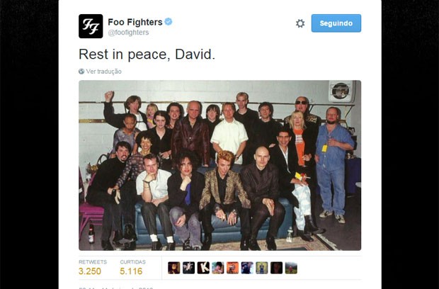 G1 - David Bowie: veja repercussão da morte do artista - notícias