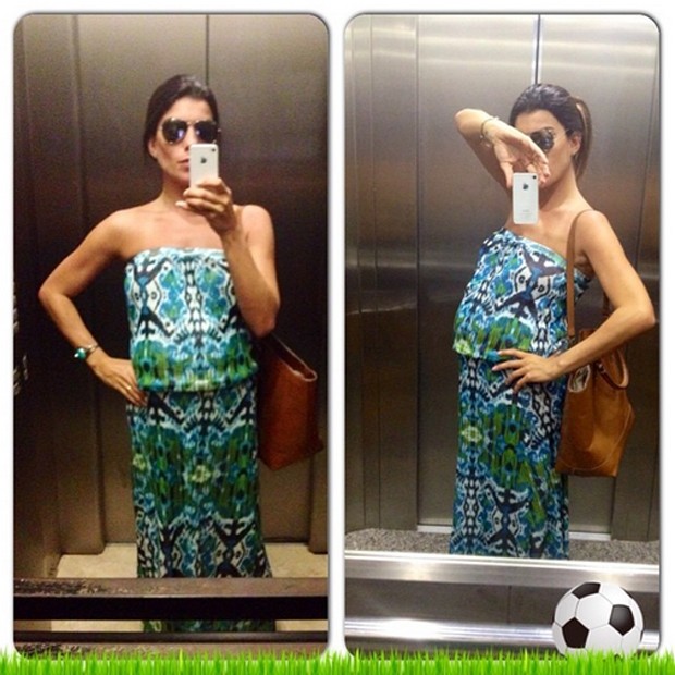 Joana Balaguer está grávida de 36 semanas (Foto: Reprodução / Instagram)