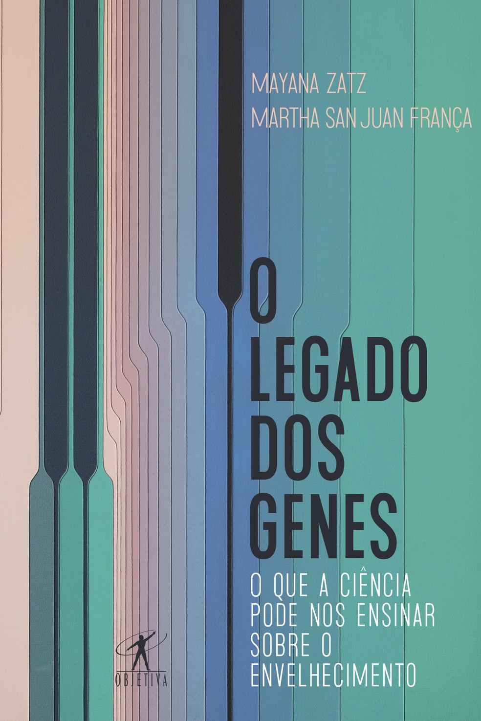 Obra do artista Abraham Palatnik ilustra a capa do livro da geneticista Mayana Zatz e da jornalista Martha San Juan França  — Foto: Reprodução