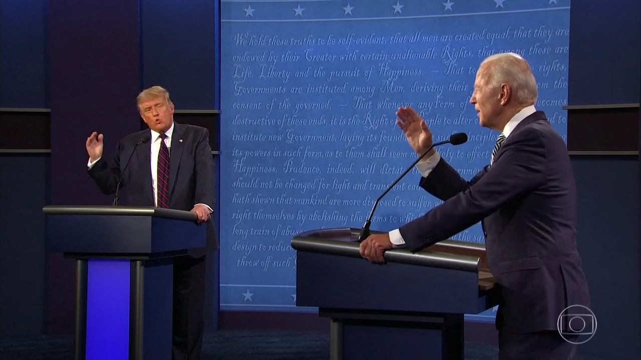 Primeiro debate de Biden e Trump é considerado ‘caótico’