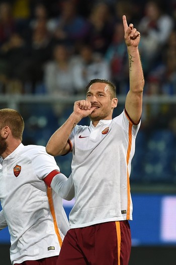 Totti Roma e Genoa (Foto: Getty Images)