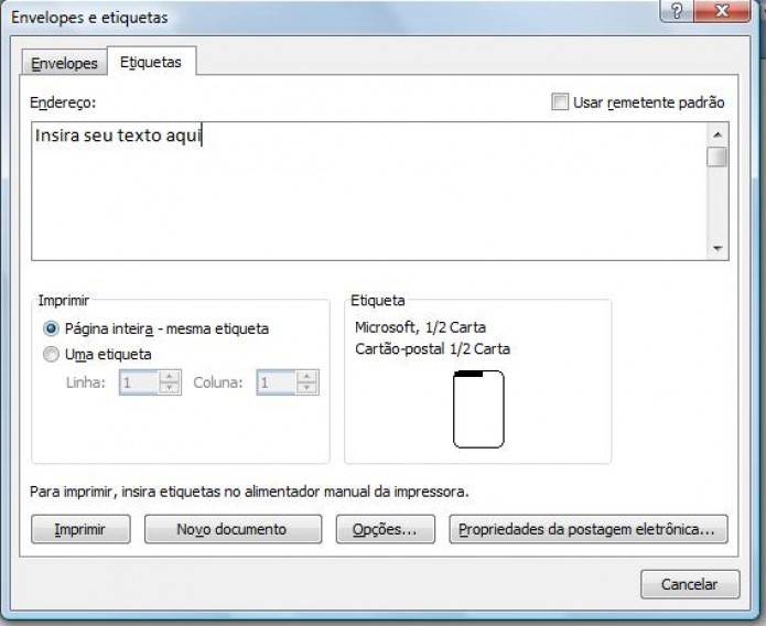 Veja Como Fazer Etiquetas No Word Dicas E Tutoriais Techtudo Esse presépio vem com partes para recortar e colar nos personagens para eles ficarem de pé. veja como fazer etiquetas no word