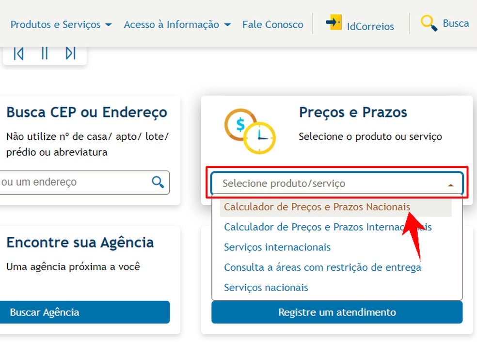 ECM INFORM TICA Como Calcular Frete Dos Correios Pelo Computador