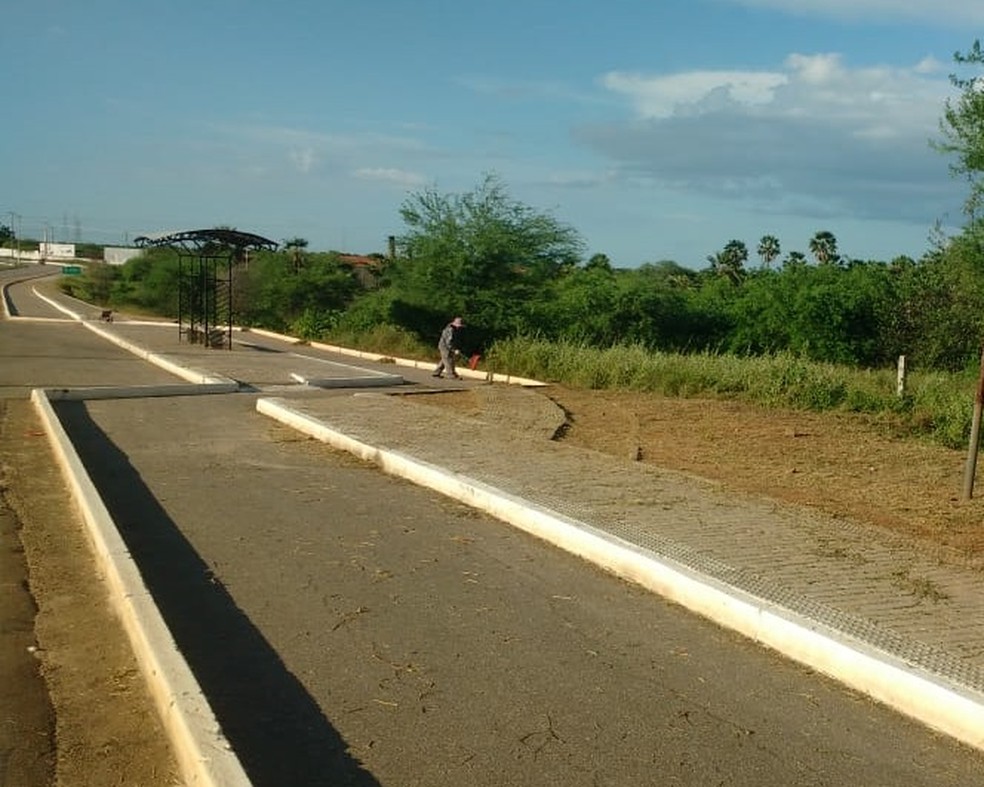 Caso aconteceu na Avenida João Celso Filho, em Assu, no Oeste potiguar  — Foto: Prefeitura de Assu/Divulgação