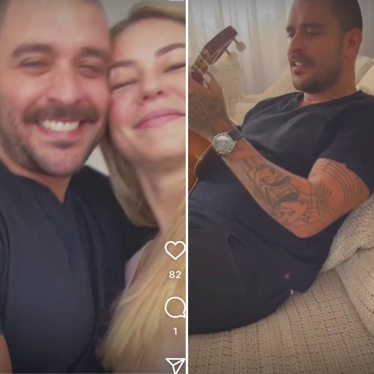 Diogo Nogueira publica vídeo romântico e divertido ao lado de Paolla Oliveira (Foto: Reprodução / Instagram)