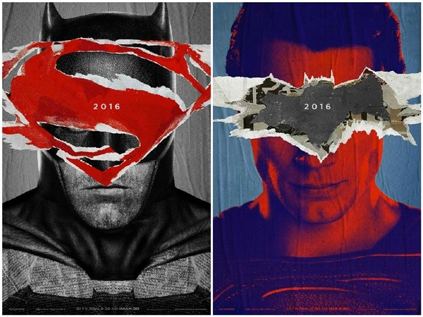 Novos pôsteres de 'Batman vs. Superman: A Origem da Justiça' (Foto: Divulgação/Warner)
