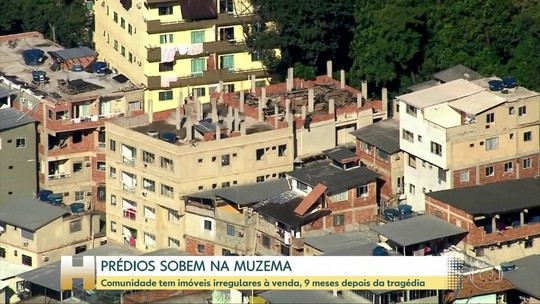Área de desabamento no Rio ganha novos prédios ilegais