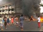 Moradores de ocupação em João Pessoa protestam e fecham rua