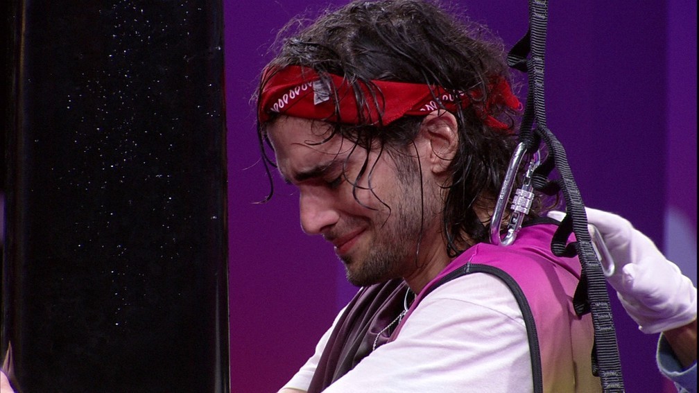 Fiuk na prova do líder do BBB — Foto: Reprodução/Globoplay