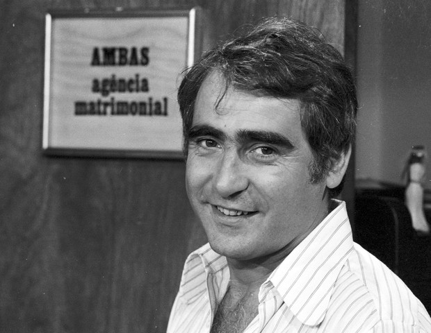 Luís Gustavo como Osvaldo em Duas Vidas (Globo, 1976) (Foto: Cedoc/TV Globo)