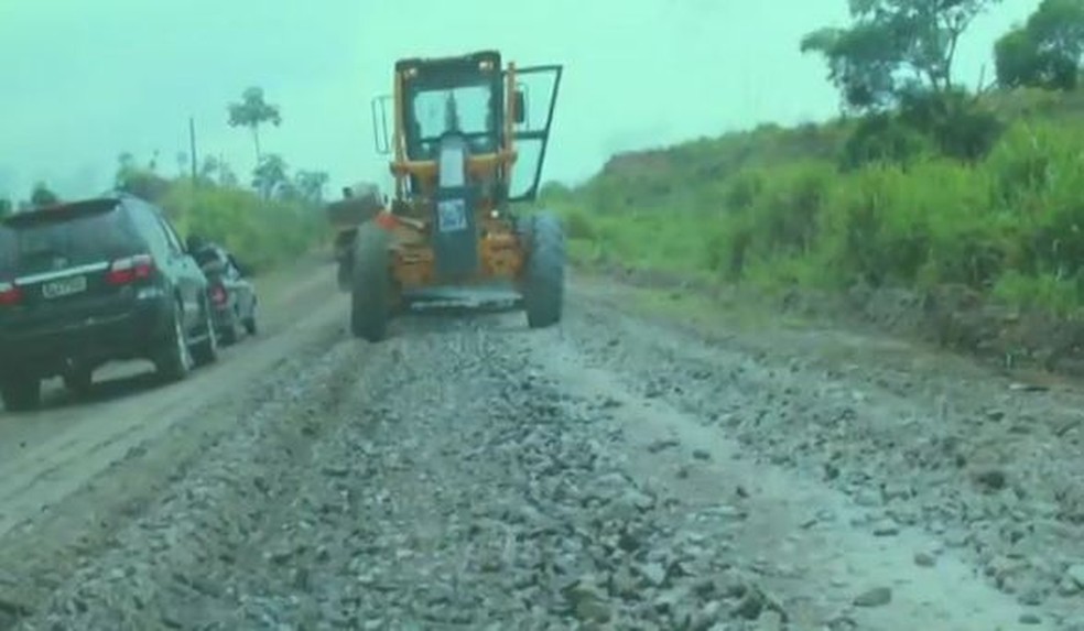 Presidente da Fieac disse que em novembro equipe pretende fazer outra visita na via (Foto: Reprodução/Rede Amazônica Acre)