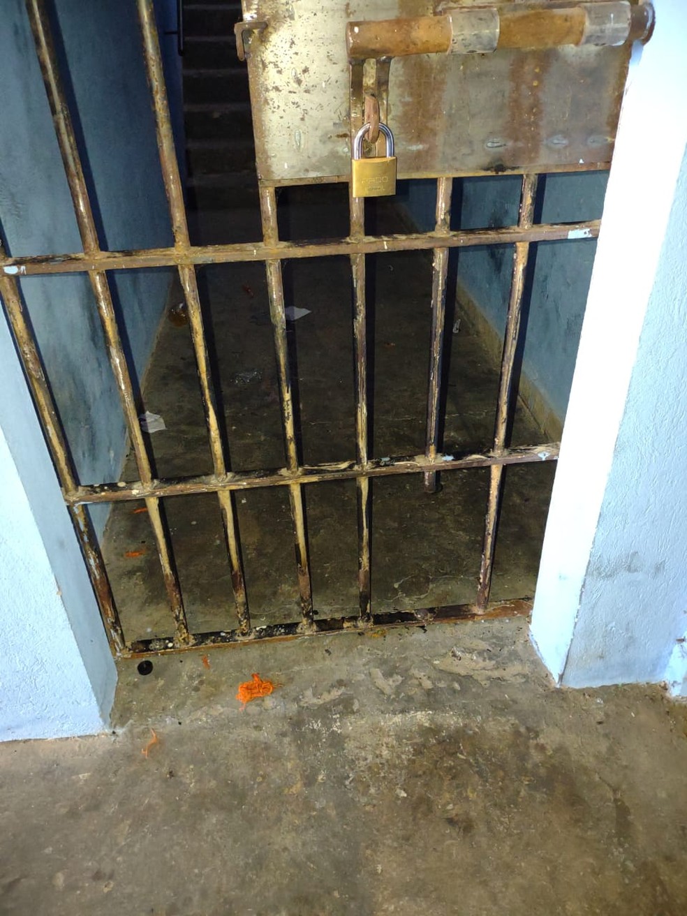Presos serraram grades de cela para fugir — Foto: Divulgação