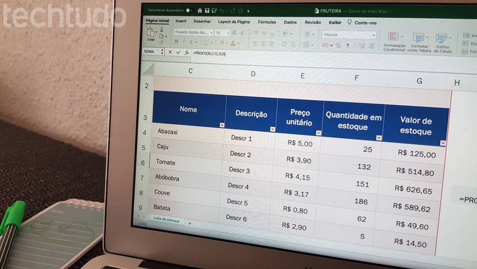 Procv Nao Funciona No Excel Veja Erros Mais Comuns E Como Corrigir Produtividade Techtudo