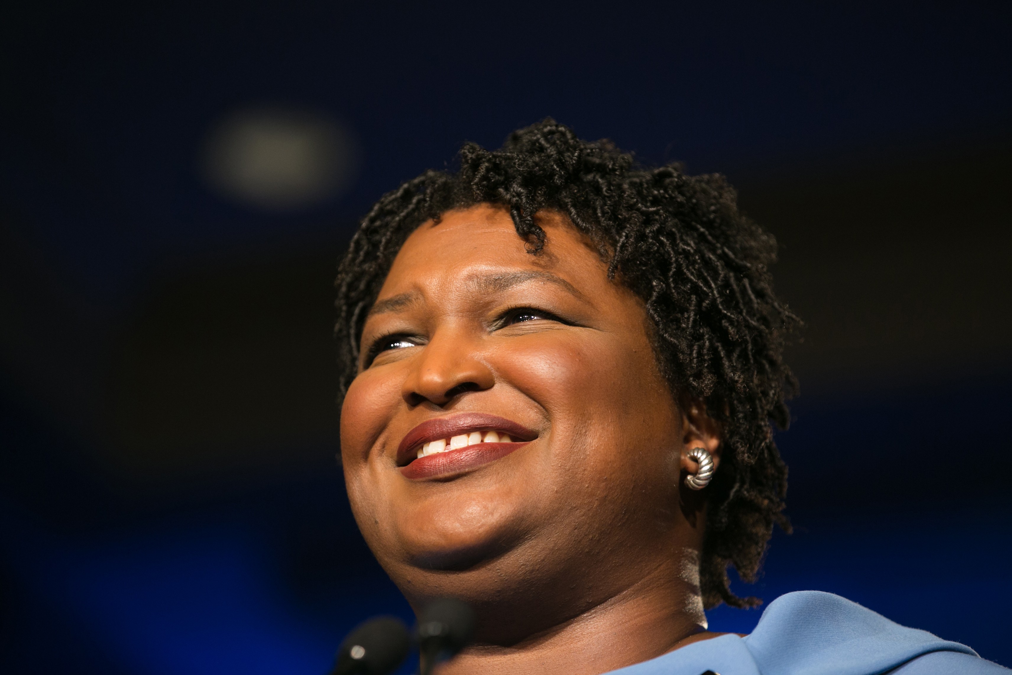 A norte-americana Stacey Abrams  (Foto: Jessica McGowan/Getty Images)