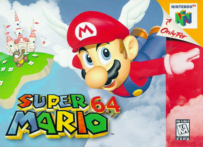 Capa do Super Mario 64 (Foto: Divulgação/Nintendo)