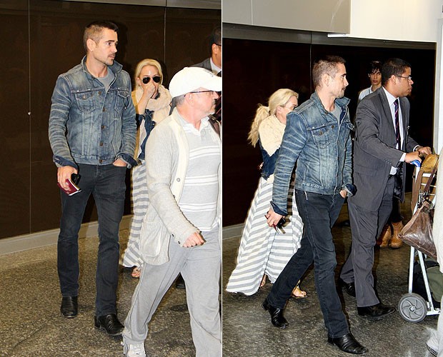 Colin Farrell tira foto com fã em aeroporto do Rio de Janeiro - Quem ...