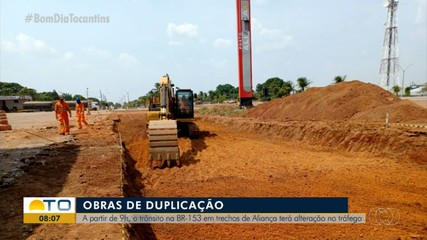 Trechos da BR-153 vão passar por obras e terão alteração; confira