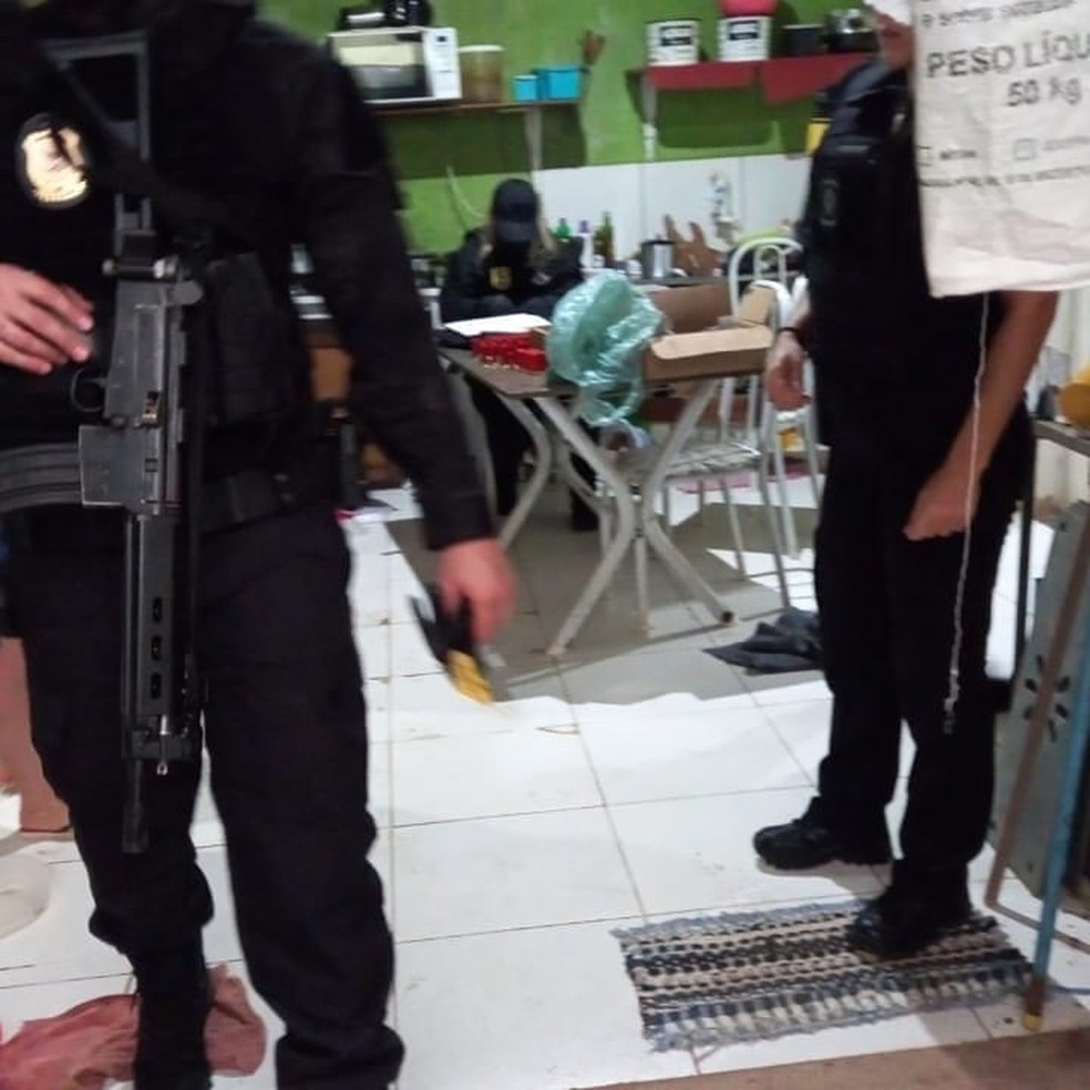 Operação foi feita para combater invasões de terras em Rondônia — Foto: PC-RO/Reprodução