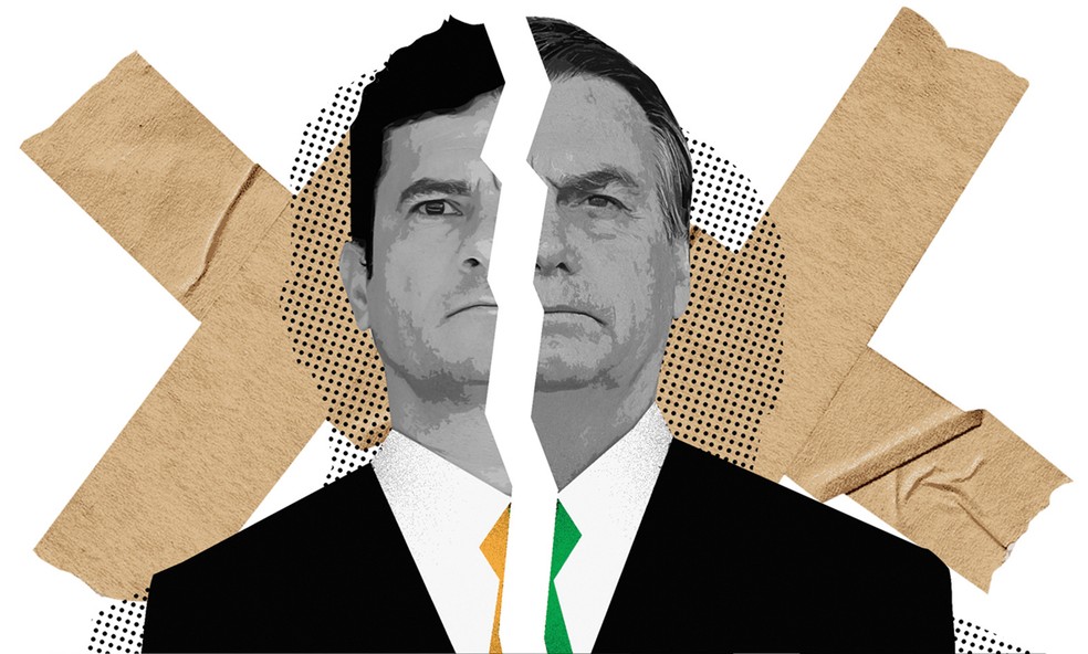 Moro pede demiss&atilde;o do governo Bolsonaro &mdash; Foto: Arte