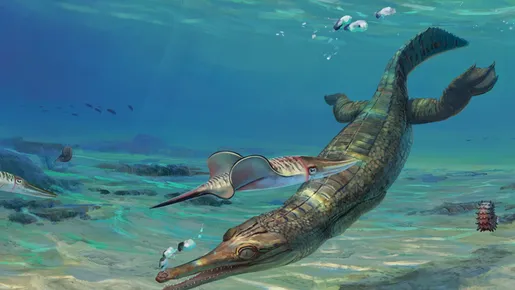 Fóssil de 'crocodilo' de 185 milhões de anos é descoberto na Inglaterra