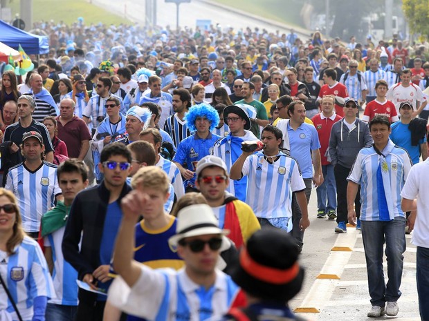 Torcida da Argélia foi o ponto alto no último jogo da Copa em