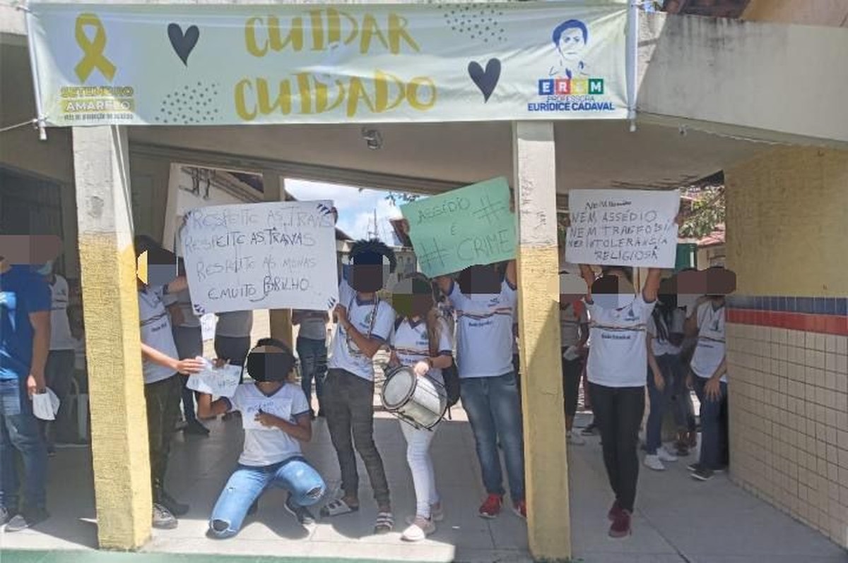 Aluna trans denuncia ter sido proibida de usar banheiro feminino de escola: 'fui trocar de roupa e um funcionário disse que não era lugar de homem' - G1