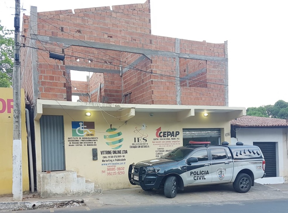 Instituto de Educação Superior (IES) e Centro Educacional Padre Pio (CEPAP) foram alvo de operação da polícia por falsificação de diplomas — Foto: Divulgação/Polícia Civil