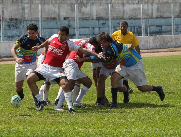 Equipe do Porto Velho Rugby em jogo (Foto: Azziz Marques/Divulgação)