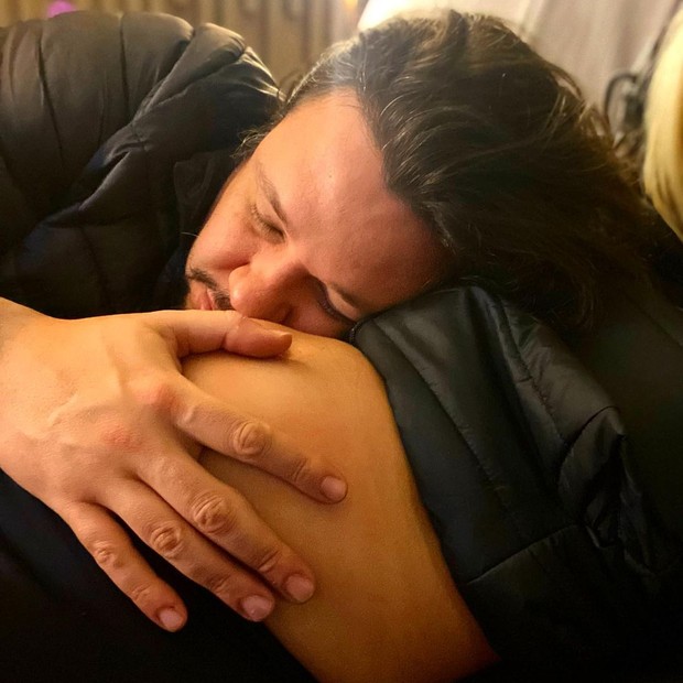 Bruno, cantor do KLB, e sua namorada, Maria Luiza Prange, estão esperando um filho (Foto: Reprodução/Instagram)