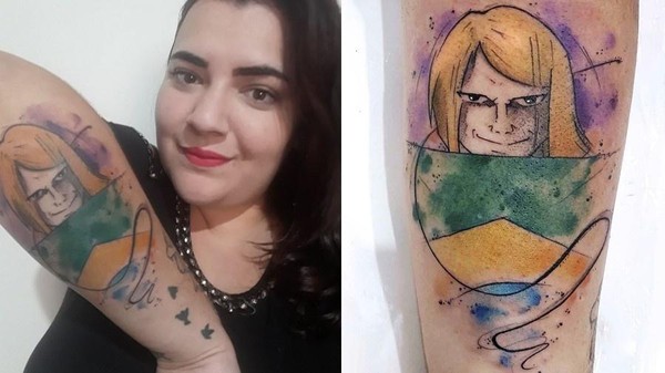 Arrependimento de ter feito a tatuagem Apos Adeus Ao Hexa Torcedora Nao Se Arrepende De Tatuagem Fiz Pelo Meme Copa Do Mundo Ge