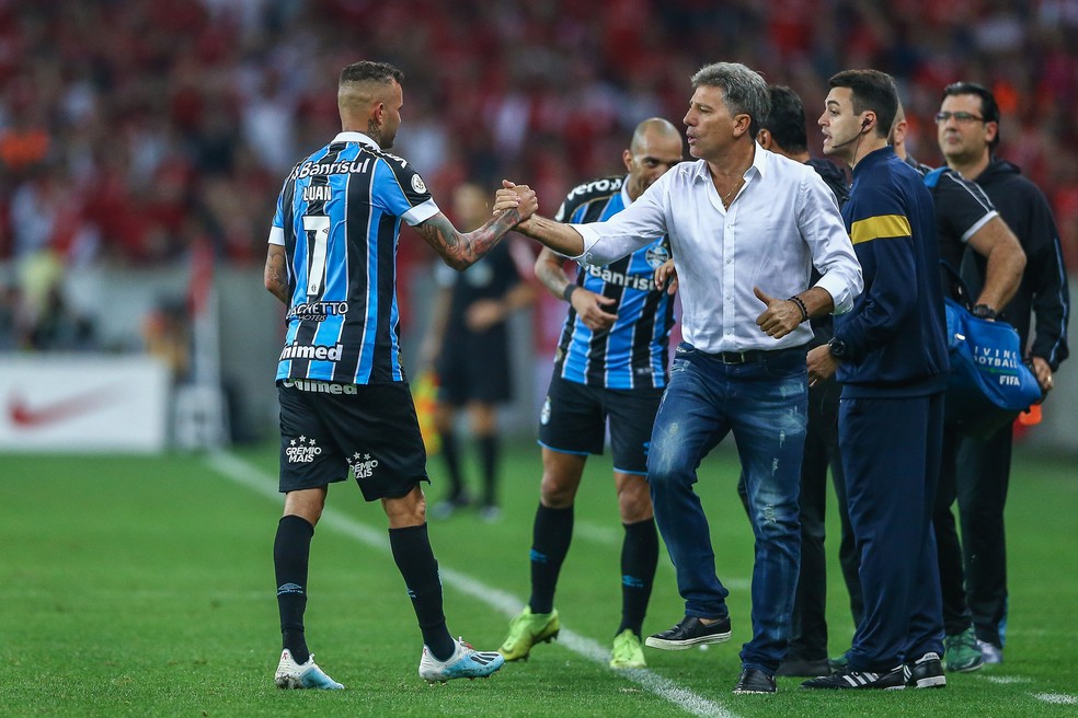 Luan Renato Grêmio — Foto: Lucas Uebel/Divulgação Grêmio