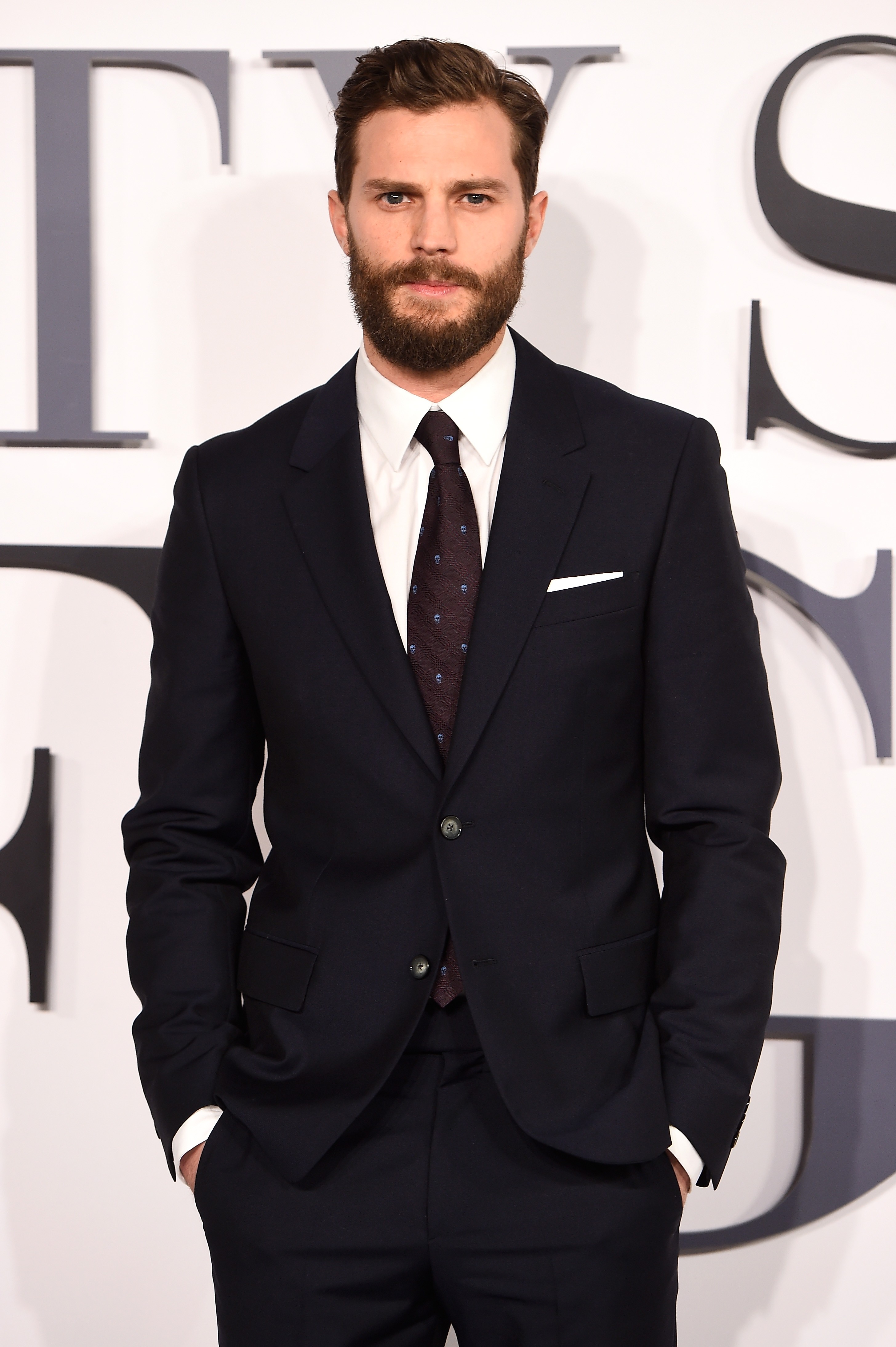 LONDON, ENGLAND - FEBRUARY 12:  Jamie Dornan attends the UK Premiere of "Fifty Shades Of Grey" at Odeon Leicester Square on February 12, 2015 in London, England.  (Photo by Ian Gavan/Getty Images) (Foto: Getty Images)