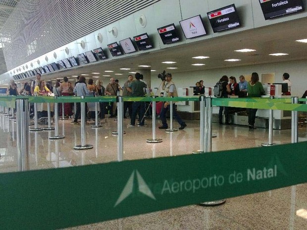 Novo aeroporto do RN começou a funcionar neste sábado (31) (Foto: Fred Carvalho/G1)