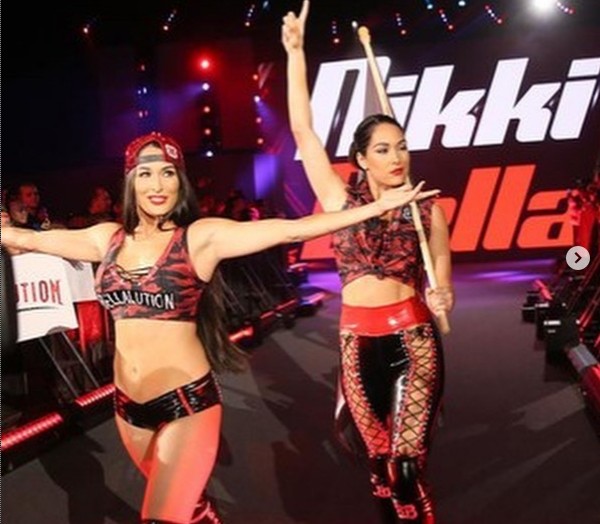 As irmãs e ex-estrelas de luta livre Nikki e Brie Bella (Foto: Instagram)