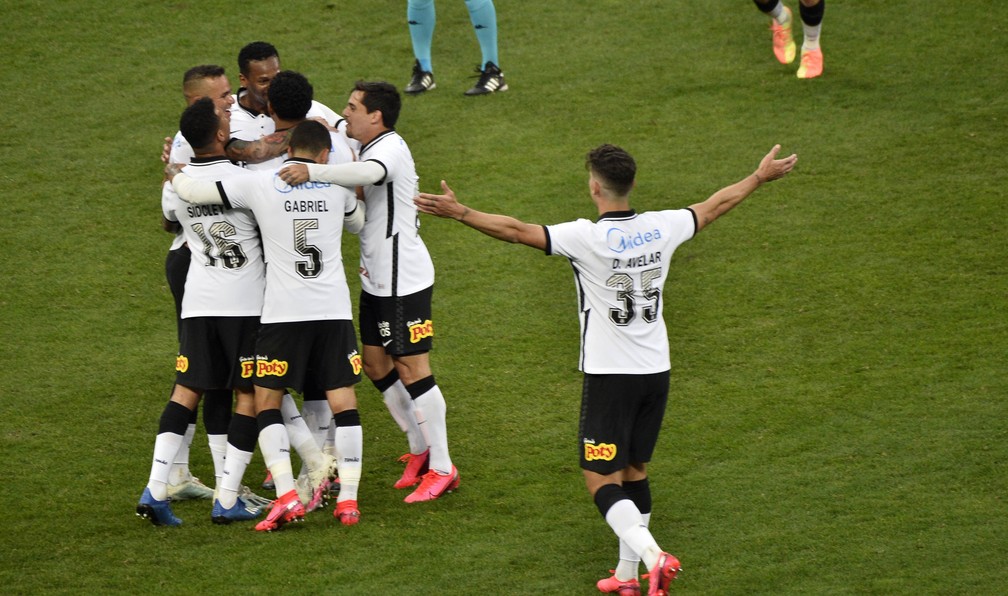 Corinthians venceu os quatro jogos depois da quarentena — Foto: Marcos Ribolli