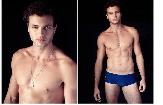 Lucas Bissoli, do 'Big Brother', entrou para uma agência de modelos oito anos atrás (Foto: Andy Models/Facebook)