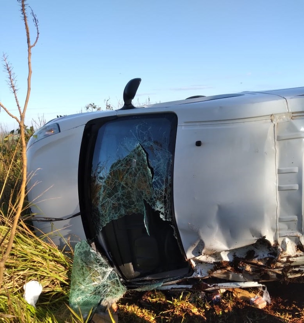 O acidente foi próximo ao quilômetro 188, entre Igaraçu do Tietê e São Manuel (SP). — Foto: Arquivo Pessoal