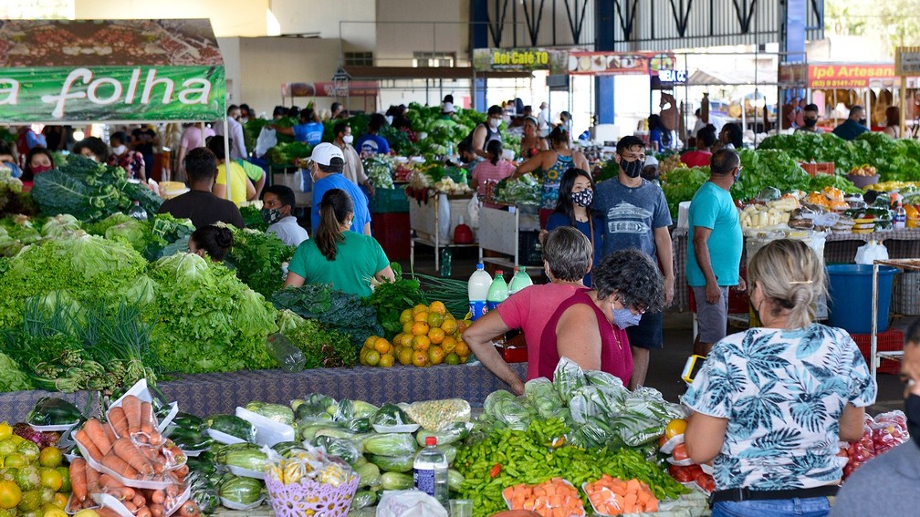 Feiras de Palmas atraem moradores em busca de alimentos fresquinhos — Foto: Lia Mara/Prefeitura de Palmas