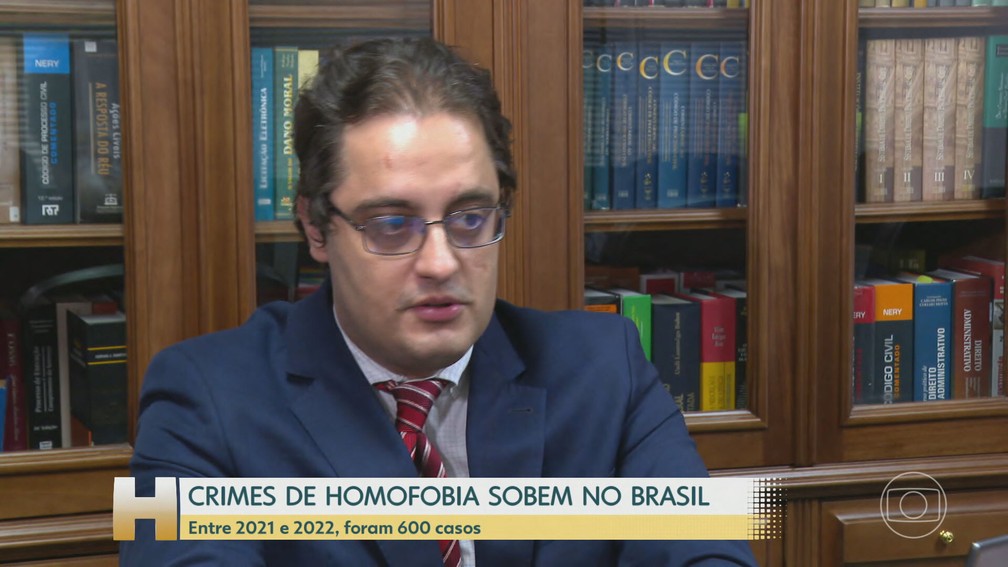 Paulo Iotti, doutor em direito constitucional e defendeu no STF a criminalização da homofobia. — Foto: TV Globo/Reprodução