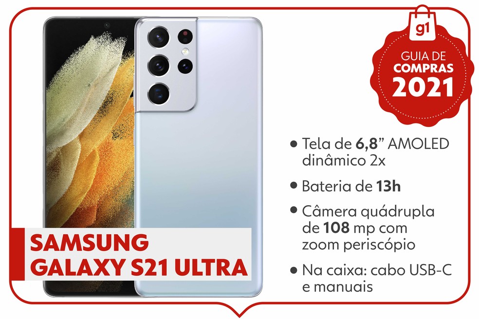 Samsung Galaxy S21 Ultra — Foto: g1