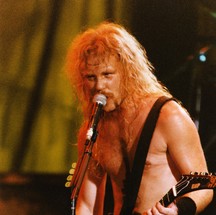 James Hetfield, do Metallica, em 1990